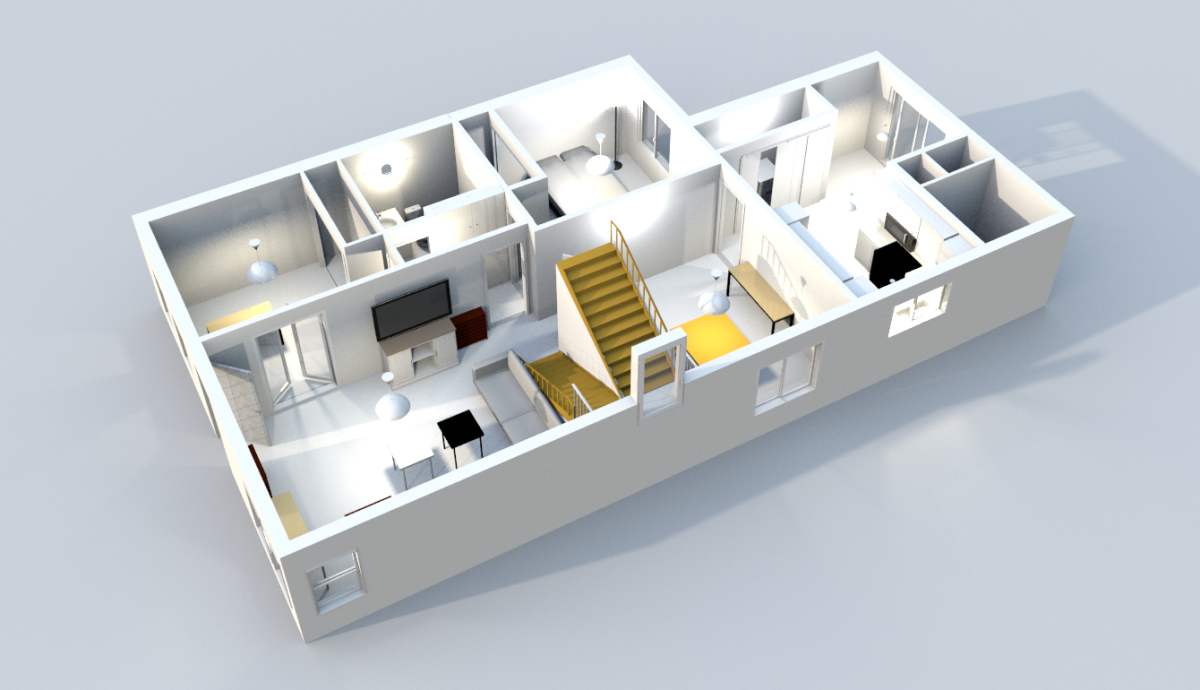 ground floor plan 3d